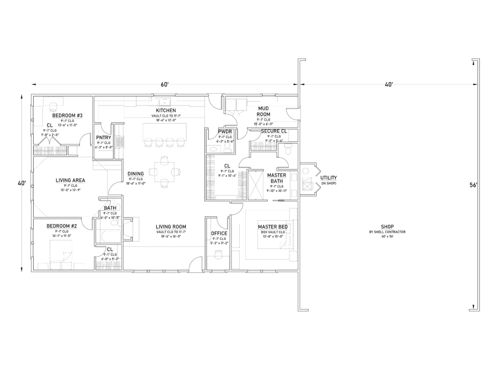 Barndominium Floor Plans Home Alqu