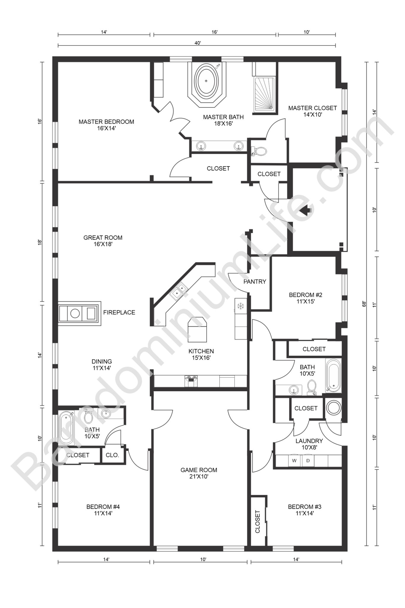 Texas Barndominium Floor Plans The Top Anywhere