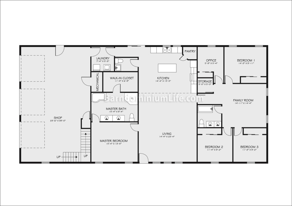 40X60 Shop House Floor Plans Floorplans click