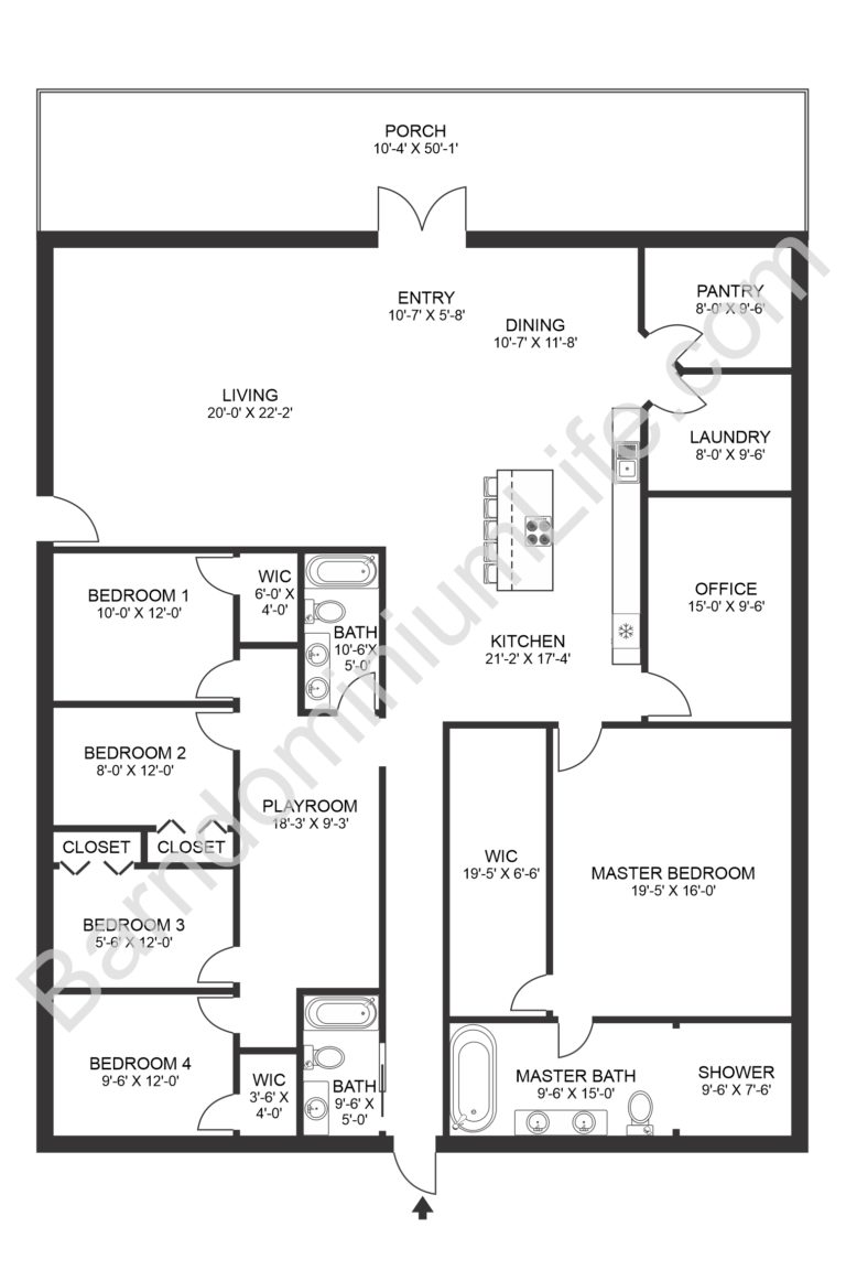 The Eleven Best 4 Bedroom Barndominium Floor Plans with Pictures