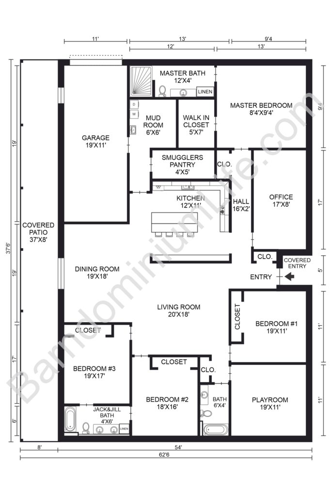 The Absolute Best 5 Bedroom Barndominium Floor Plans