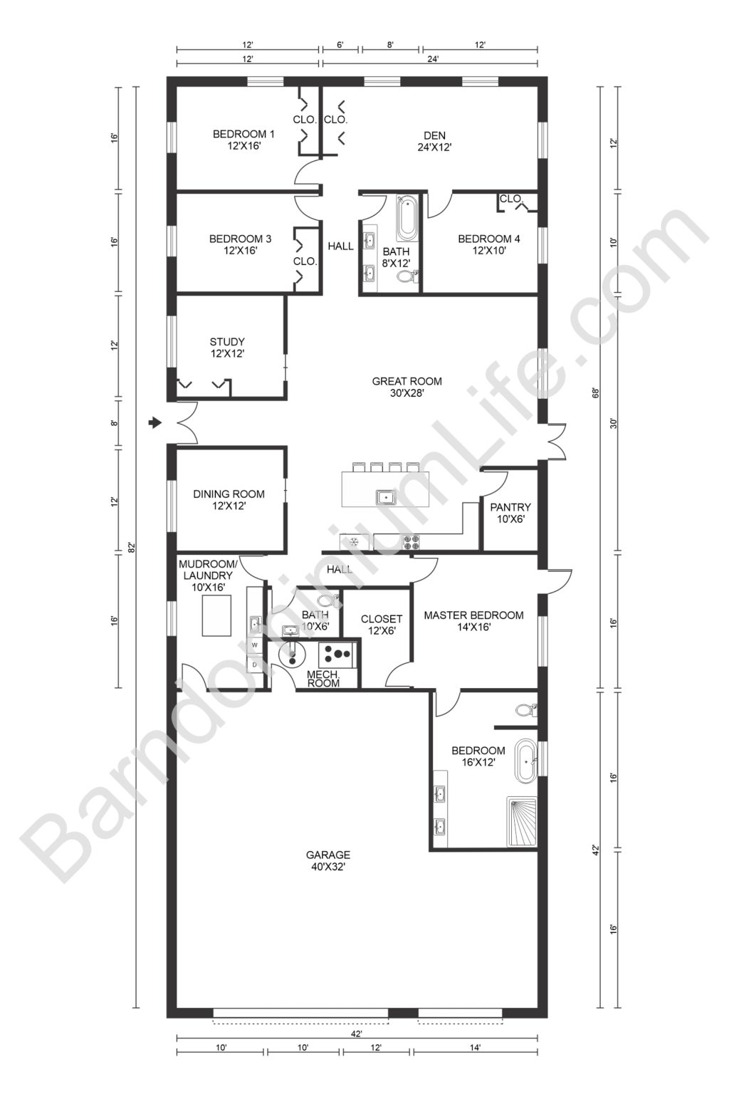 Texas Barndominium Floor Plans | The Top 8 Anywhere