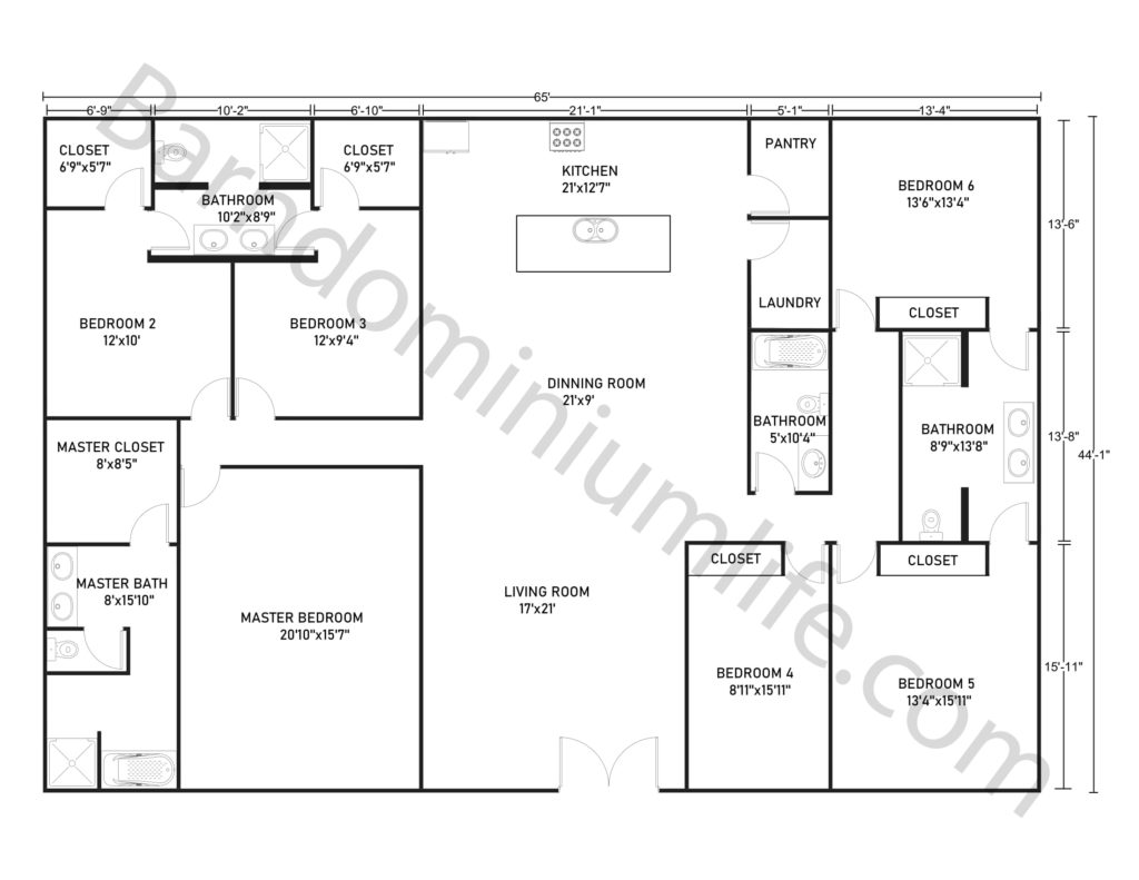 6 Bedroom Barndominium Floor Plans The 9 Best Available