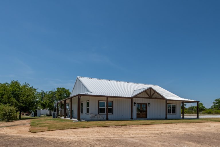 Springtown Texas Barndominium Built by HL Custom Homes for The