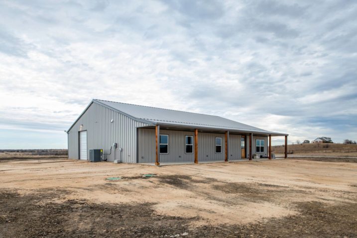 Decatur Texas Barndominium with Horse Stalls - Built by HL Custom Homes ...