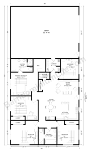 40x80 Barndominium Floor Plans with Shop – What to Consider