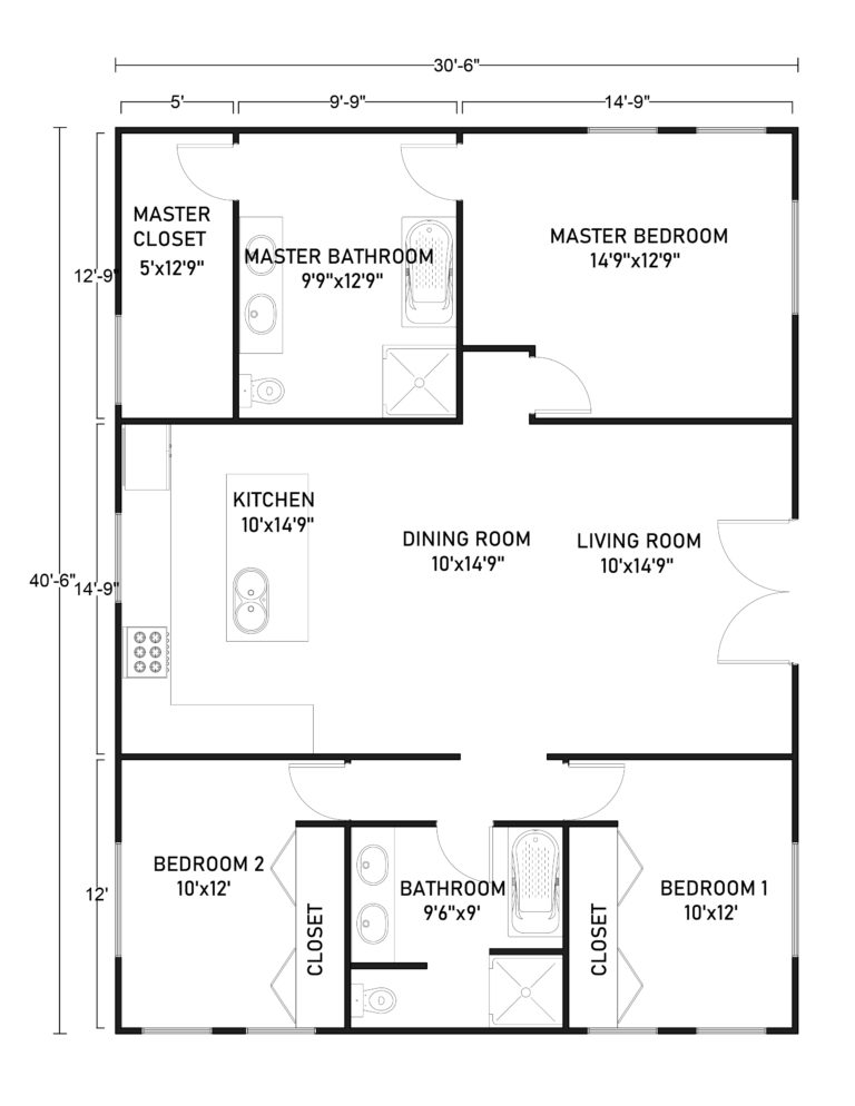 12 Favorite 30x40 Barndominium Floor Plans