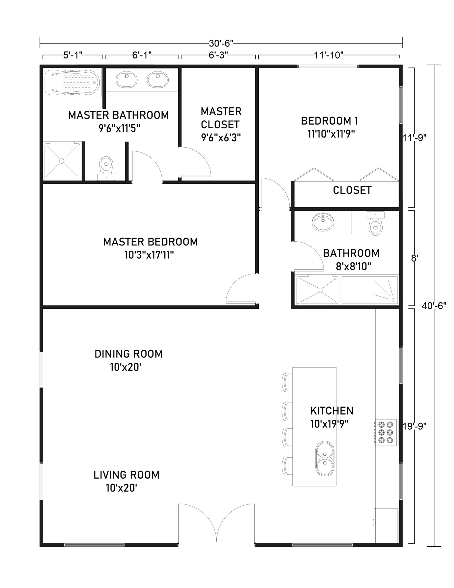 12 Favorite 30x40 Barndominium Floor Plans