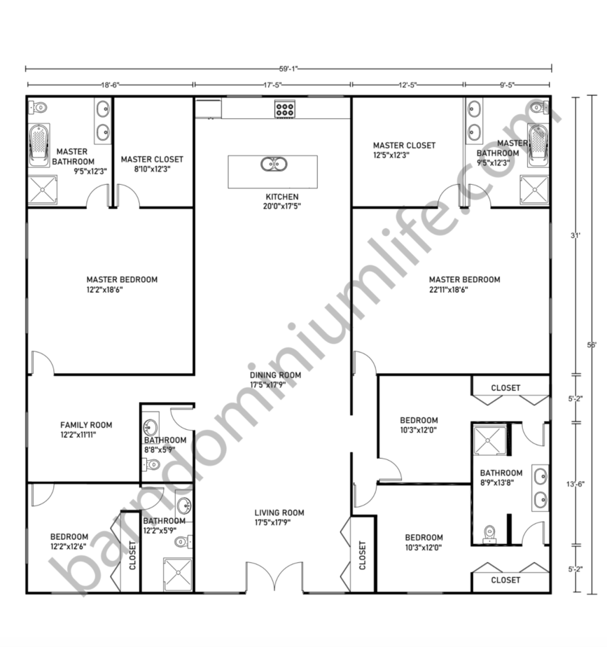 Barndominium Floor Plans With 2 Master Suites What To Consider