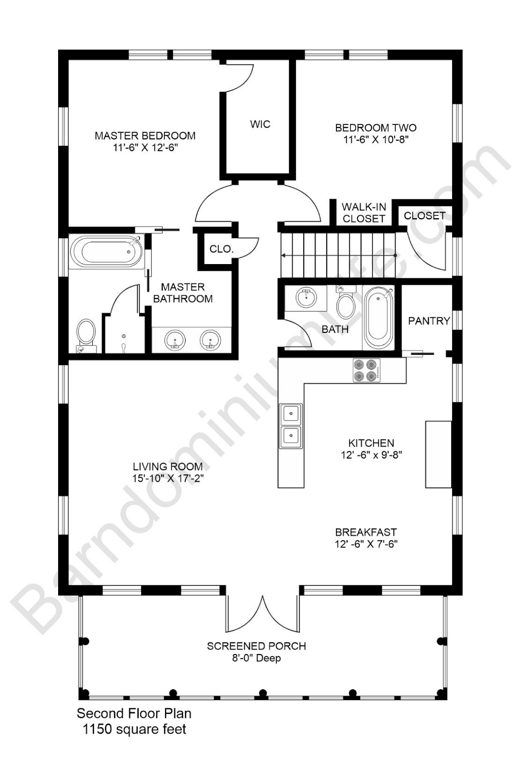 Home Bedroom fermalibro (2 pz.)