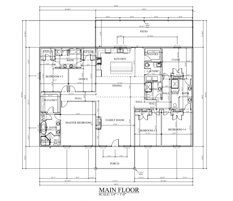Single Story Barndominium Floor Plans – 12 Great Ideas