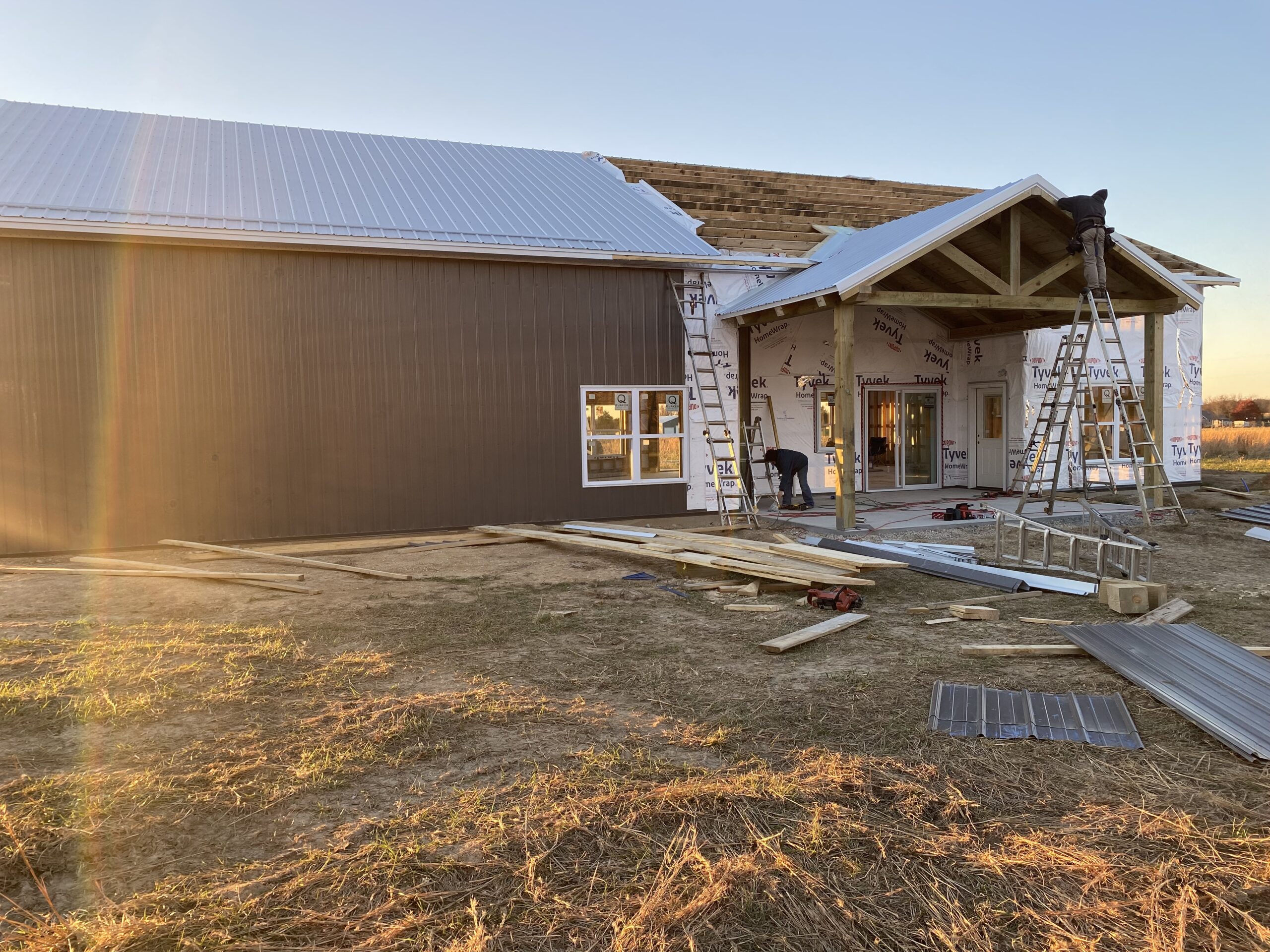 Our DIY Barndominium Part 9: Completing the Barndominium Exterior