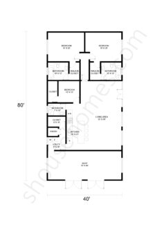 10 Inspiring 40x80 Shop House Floor Plans That Amaze