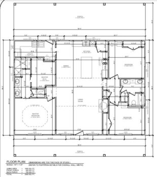 Stunning 3 Bedroom Barndominium Floor Plans