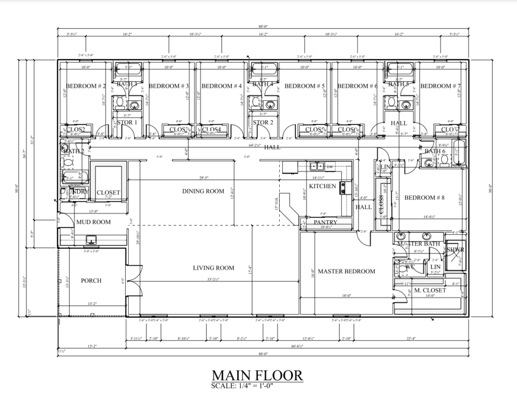 PL-62740 Haliatur Barndominim Floor Plan
