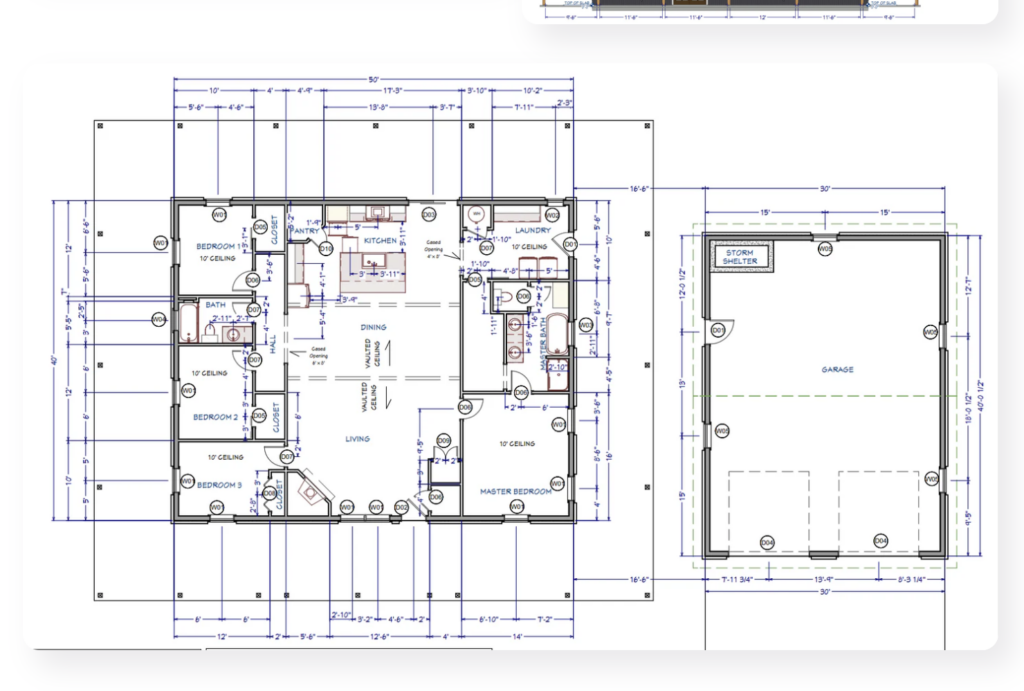 barndominium with porch floor plans