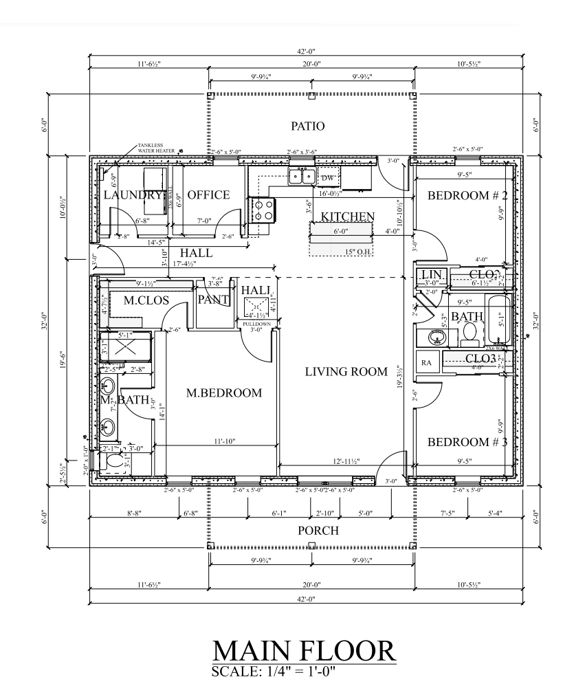 PL-71003 Jericho Barndominium Floor Plan