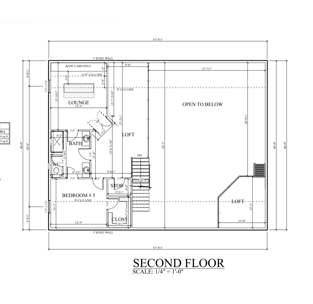 PL-71004 Alasio Barndominium Second Floor Plan