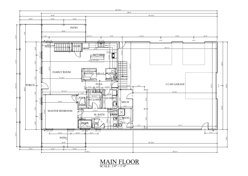 PL-71005 Vista Barndominium Floor Plan