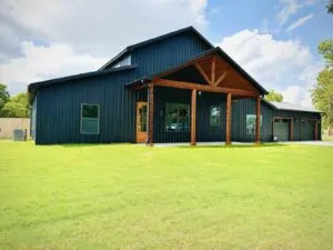 Black Oklahoma barndominium